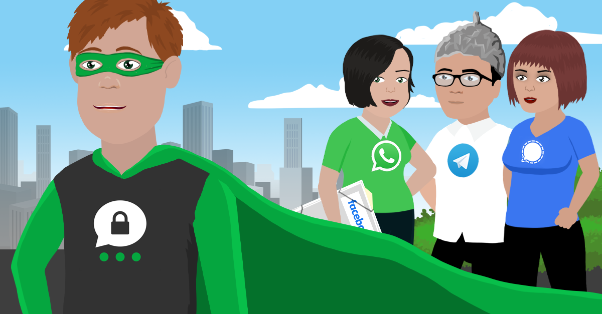 Messenger-Dienste WhatsApp Telegram Threema und Signal im Vergleich