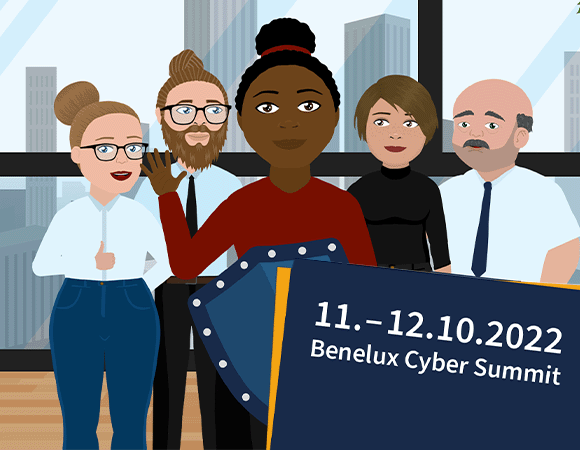 [Translate to English:] IYS auf der Benelux Cyber Summit in London